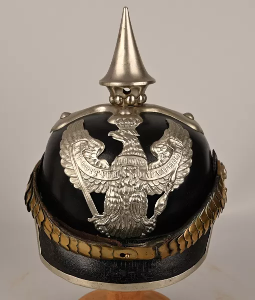Prussian Silver Enlisted Dragoon Pickelhaube Visuel 1 principal
